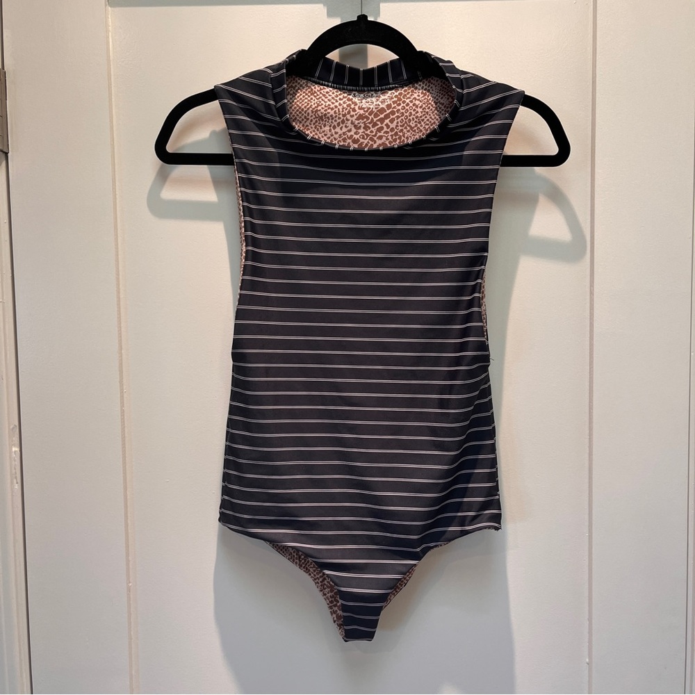 Acacia swimwear striped one piece